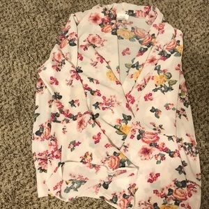 Floral Bell sleeve top
